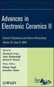 Tapa de Advances In Electronic Ceramics Ii