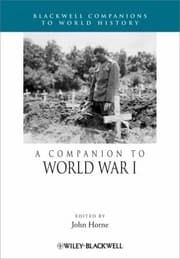 Tapa de A Companion To World War I