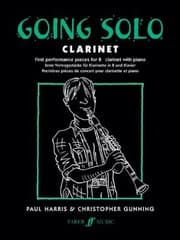 Tapa de Going Solo Clarinet First Performance Pieces For B Clarinet With Piano Erste Vortragsstcke Fr Klarinette In B Und Klavier Premires Pices De Concert Pour Clarinette Et Piano