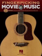 Tapa de Fingerpicking Movie Music 15 Songs Arranged For Solo Guitar In Standard Notation Tablature
