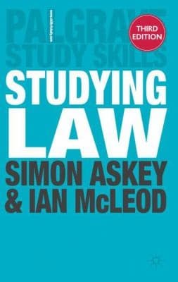 Tapa de Studying Law