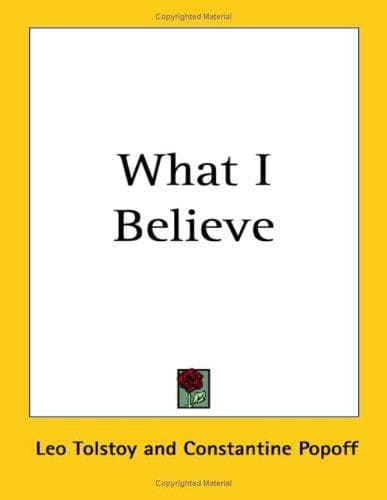 Tapa de What I Believe