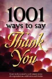 Tapa de 1001 Ways To Say Thank You