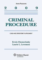 Tapa de Criminal Procedure 2009 Case and Statutory Supplement