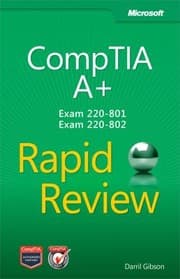 Tapa de Comptia A Rapid Review Exam 220801 And Exam 220802
