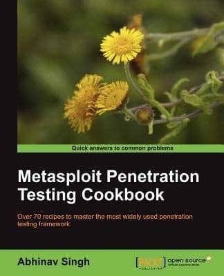 Tapa de Metasploit Penetration Testing Cookbook