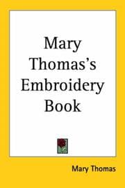 Tapa de Mary Thomas's Embroidery Book