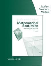 Tapa de Student Solutions Manual For Mathematical Statistics With Applications