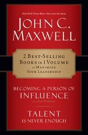 Tapa de Becoming A Person Of Influence Talent Is Never Enough