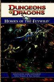 Tapa de Players Option Heroes Of The Feywild Roleplaying Game Supplement