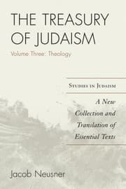 Tapa de The Treasury Of Judaism A New Collection And Translation Of Essential Texts