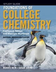 Tapa de Foundations of College Chemistry Student Study Guide