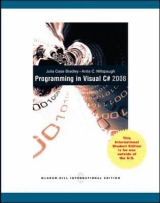 Tapa de Programming In Visual C 2008