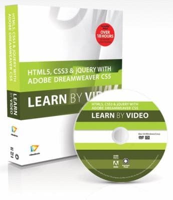 Tapa de Html5 Css3 And Jquery With Adobe Dreamweaver Cs55