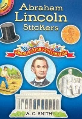 Tapa de Abraham Lincoln Stickers