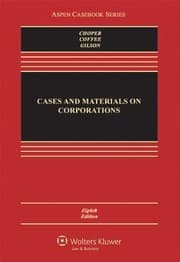 Tapa de Cases And Materials On Corporations