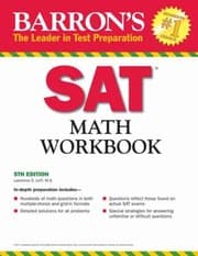 Tapa de Barrons Sat Math Workbook