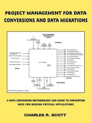 Tapa de Project Management for Data Conversions and DATA MIGRATIONS