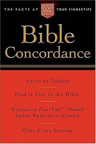 Tapa de Pocket Bible Concordance