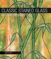 Tapa de Classic Stained Glass Vector Designs