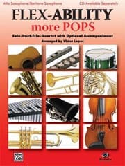Tapa de Flexability More Pops Soloduettrioquartet With Optional Accompaniment Alto Saxophone