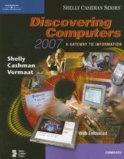 Tapa de Discovering computers 2007