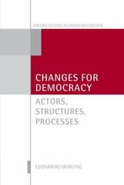 Tapa de Changes For Democracy Actors Structures Processes