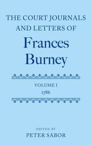 Tapa de The Court Journals And Letters Of Frances Burney