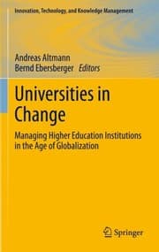 Tapa de Universities in Change
            
                Innovation Technology and Knowledge Management