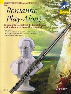 Tapa de Romantic Playalong For Flute