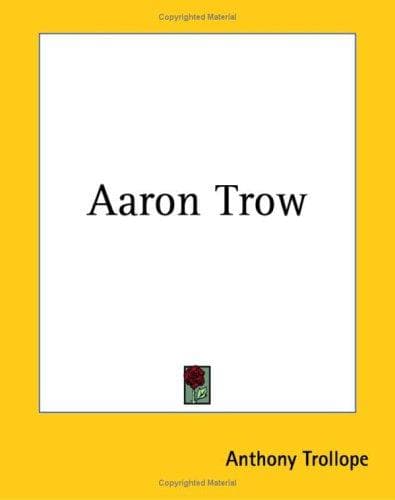 Tapa de Aaron Trow