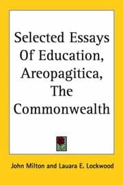 Tapa de Selected Essays of Educationreopagitica Commonwealth