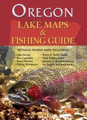 Tapa de Oregon Lake Maps Fishing Guide