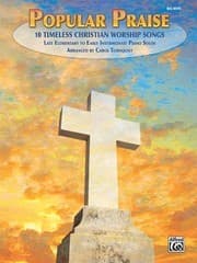 Tapa de Popular Praise For Big Note Piano 10 Timeless Christian Worship Songs