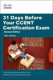 Tapa de 31 Days Before Your Ccent Exam A Daybyday Review Guide For The Icnd1ccent 100101 Certification Exam