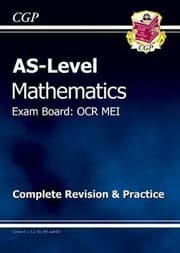 Tapa de AS-level mathematics Exam board OCR MEI Complete Revision & Practice