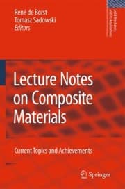 Tapa de Lecture Notes On Composite Materials Current Topics And Achievements