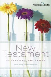 Tapa de Women Of Faith New Testament With Psalms Proverbs