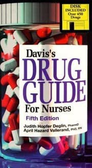 Tapa de Daviss Drug Guide For Nurses