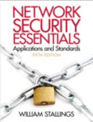 Tapa de Network Security Essentials Applications And Standards