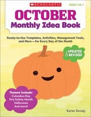 Tapa de October Monthly Idea Book Readytouse Templates Activities Management Tools And More For Every Day Of The Month