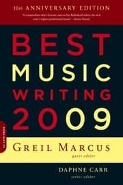 Tapa de Best Music Writing 2009