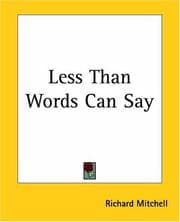 Tapa de Less than words can say