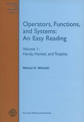 Tapa de Operators Functions And Systems An Easy Reading