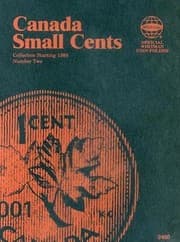 Tapa de Canadian Small Cents 2 Whitman Folder