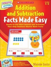 Tapa de Addition And Subtraction Facts Made Easy Readytouse Minilessons And Activities That Help Students Master Math Facts