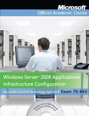 Tapa de Windows Server 2008 Applications Infrastructure Configuration 70643
