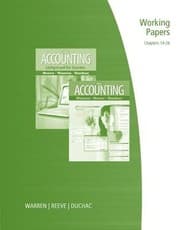 Tapa de Accounting Working Papers Chapters 1426