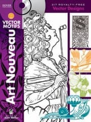 Tapa de Art Nouveau Vector Motifs With CDROM
Vector Motifs