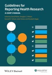 Tapa de Guidelines For Reporting Health Research A Users Manual